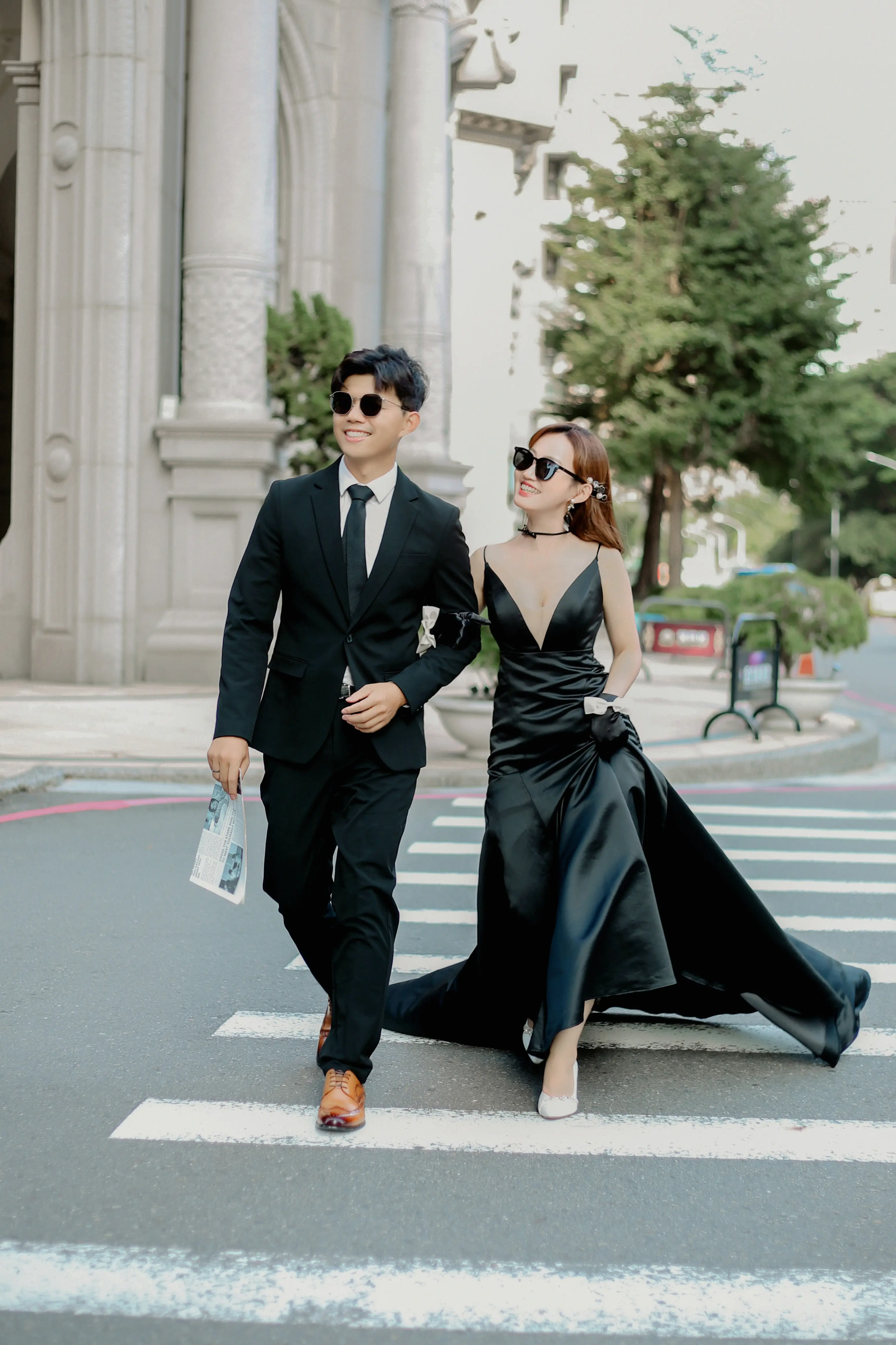  高雄婚紗攝影，時尚婚紗照展現新人自然魅力